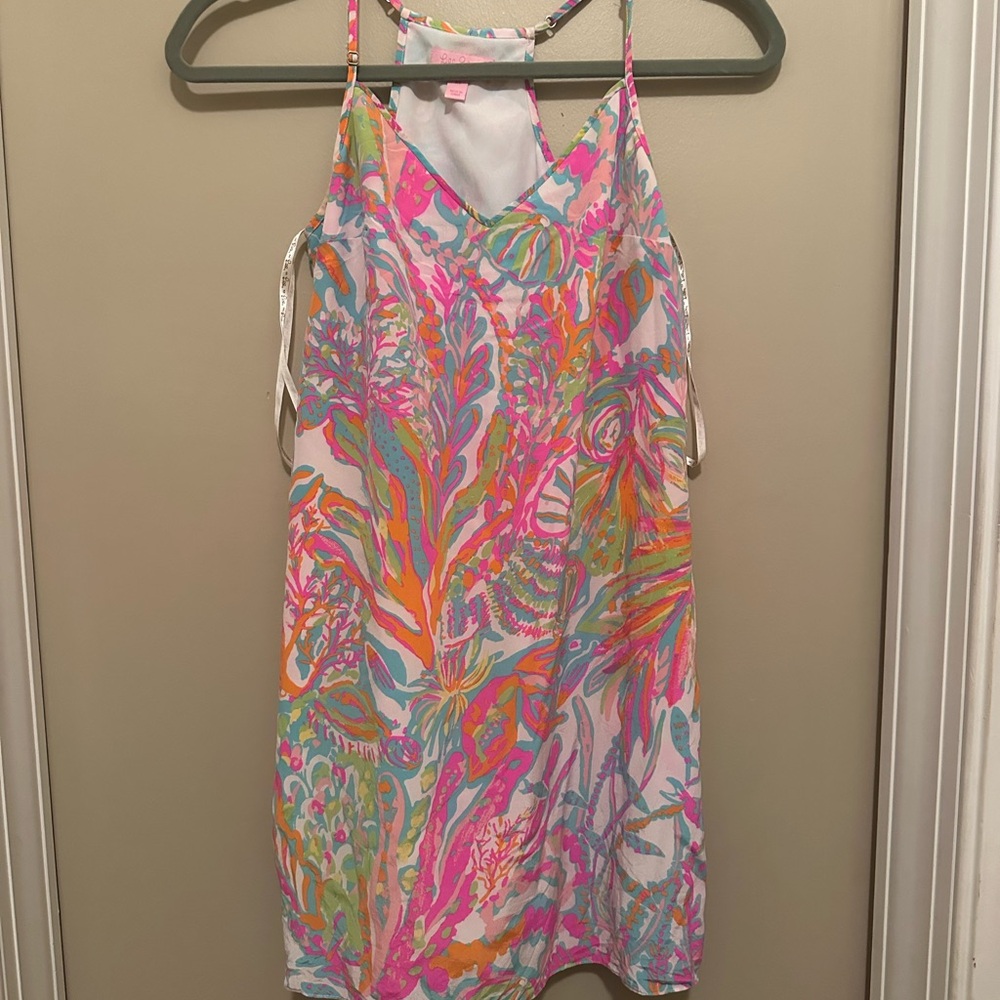 Lilly Pulitzer Pink and Blue Strappy Dress